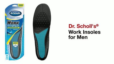 Dr. Scholl's Men's Advanced Massaging Gel Heel Cushions 8-13