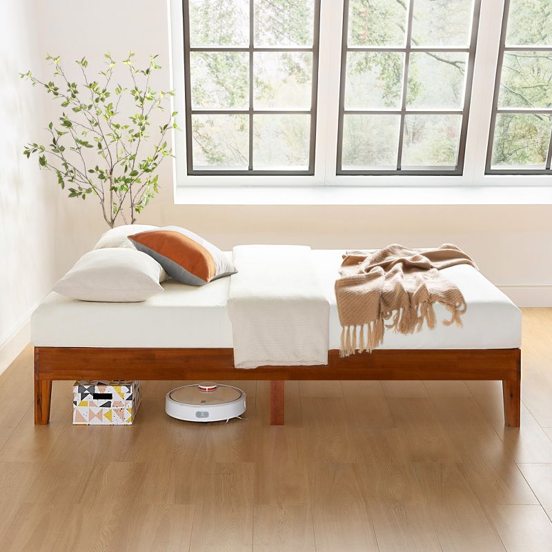 12" Naturalista Grand Solid Wood Premium Platform Bed - Mellow, 3 of 12
