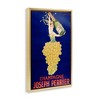 Stupell Industries Vintage Perrier Champagne Black Framed Floater Canvas Wall Art - 3 of 4