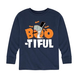 Boys' - SpongeBob SquarePants - Boo-tiful Long Sleeve Graphic T-Shirt - 1 of 4