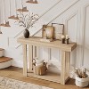 Wooden Console Table, 46-Inch Narrow Console Table for Entryway, Farmhouse Rectangular Accent Table - 2 of 4