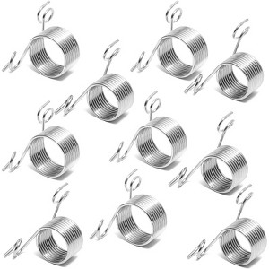 Bright Creations 10 Pack 2 Sizes Metal Yarn Guide Finger Holder Knitting Thimble for Crochet Knitting - 1 of 4