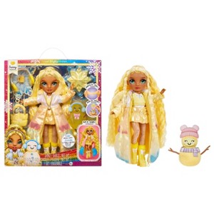 Rainbow High Winter Wonderland Sunny - Yellow 11" Fashion Doll with Magic Snow and Snowman Kit - 1 of 4