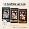 VEVOR Hollywood Vanity Mirror With Lights,12 Dimmable Bulbs & 3 Color Lighting Modes,Detachable 5X Magnification,360 Degree Rotation16.1x11.8 in,White - 3 of 4
