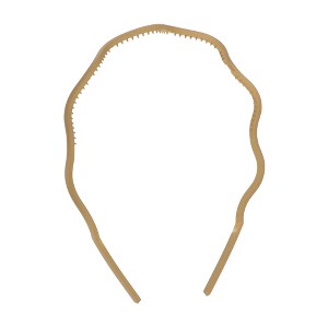 Unique Bargains Women's Classic Fashion Frosted Wavy Hairband 5.51"x4.53" 1 Pc - 1 of 4