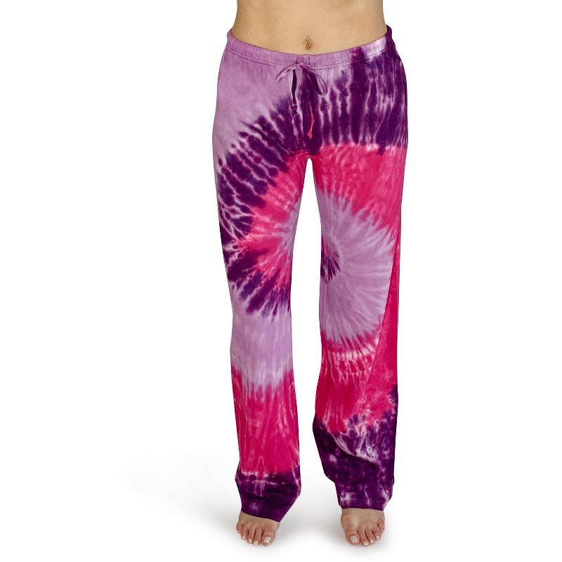 Just Love 100% Cotton Jersey Women Pajama Pants Sleepwear |Tie Dye Womens PJs, 1 of 4