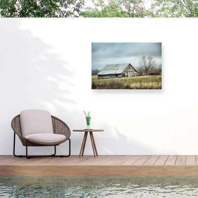 Trademark Fine Art -Jai Johnson 'An Old Gray Barn' Canvas Art
