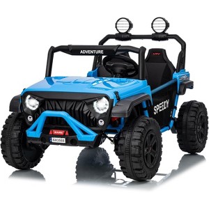 24V Ride on Toys for Big Kids,Ride on Truck with Remote Control,4WD Electric Car - 1 of 4