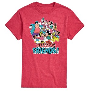 Men's - Disney - Welcome Friends Short Sleeve Graphic T-Shirt - 1 of 4
