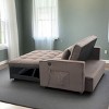 NicBex Convertible Sleeper Chair,3-in-1 Folding Sofa Bed,Modern Couches with  3 USB port and 2 Side Pockets for Living Room,Blue/Brown/Gray/Beige - 3 of 4