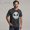 Mens The Nightmare Before Christmas Halloween Jack Skellington Big Face T Shirt - 2 of 4