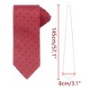 INSPIRE CHIC Men's Polka Dots Classic Pocket Square Tie Sets - 2 of 4