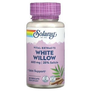 Solaray Vital Extracts, White Willow, 60 VegCaps - 1 of 4