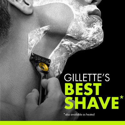 GilletteLabs + NFL Special Edition Pittsburgh Steelers Men's Razor with 4 Razor Blade Refills and Magnetic Stand