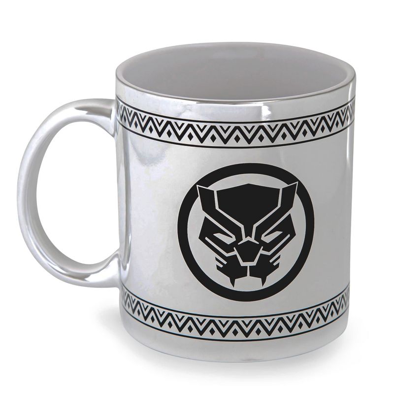 Silver Buffalo Marvel Black Panther Borders Electroplated Ceramic Mug | Holds 20 Ounces, 1 of 7