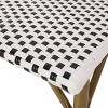 Christopher Knight Home Brandy Patio French Bamboo Finish Aluminum and Faux Rattan Bistro Chairs (Set of 2) - 4 of 4