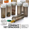 MEDca Pill Bottle Organizer Case: Modular Travel Medicine Carrier Tote Bag for Weekly Bottles w/ 3 Extra Daily Bottles - 4 of 4