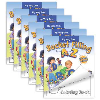 Bucket Fillers Bucket Filling from A-Z Coloring Book, Pack of 6
