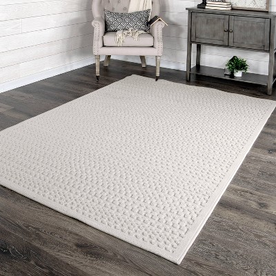 Natural Gray High Low Indoor Outdoor Area Rug