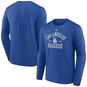 MLB Los Angeles Dodgers Men's Long Sleeve Core T-Shirt - 1 of 3