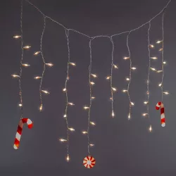 150ct Incandescent Icicle Lights with Novelty Accent Clear with White Wire - Wondershop™