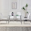 Lyngins Dining Room Side Chairs Set of 4/6/8,Modern Dining Chairs with Faux Leather Padded Seat and Metal Legs for Kitchen,Living Room,Office - 2 of 4