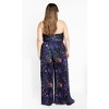 CITY CHIC | Women's Plus Size  Kira Print Jumpsuit - black - 22W - 3 of 4