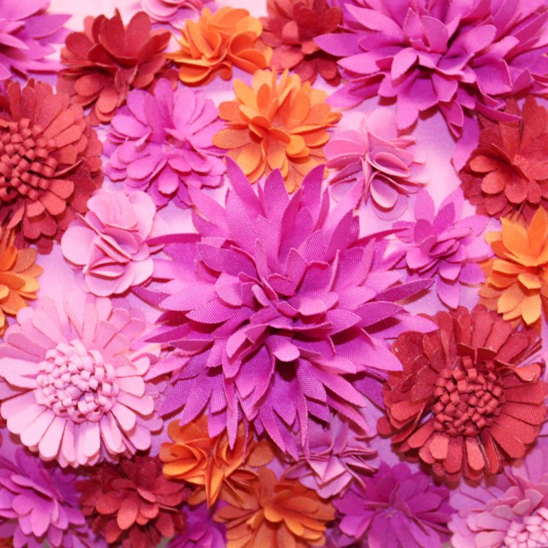 20" x 12" Floral Bouquet Dimensional Decorative Lumbar Patio Throw Pillow - Edie@Home, 4 of 7