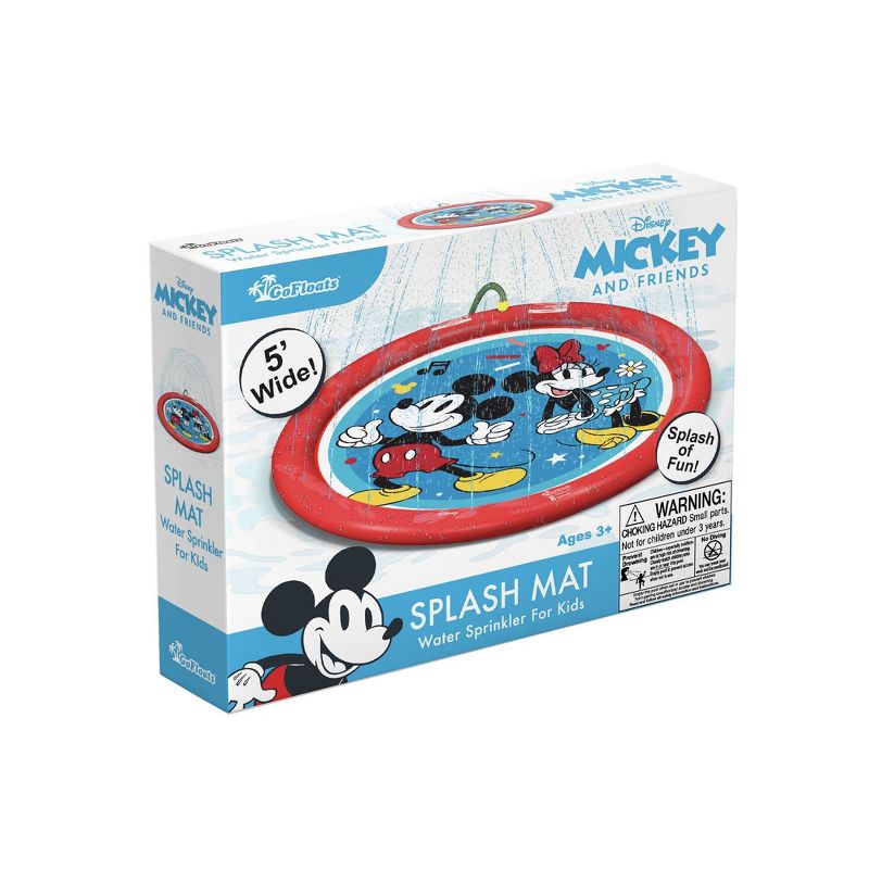 GoFloats Disney Mickey and Minnie Kids&#39; Water Splash Pad Mat and Sprinkler, 5 of 6
