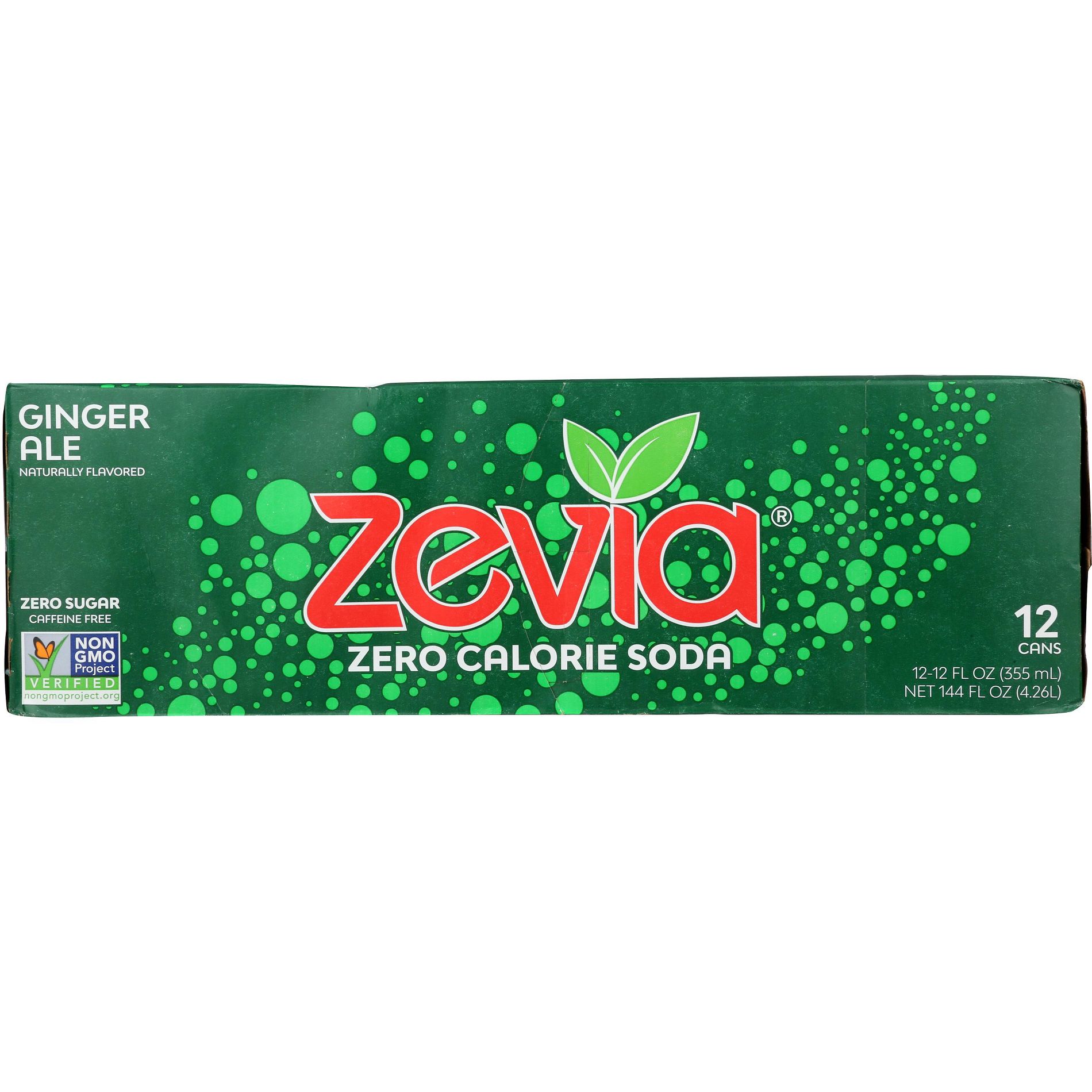 Zevia Zero Calorie Ginger Ale Soda - 12 oz each (24 pack)