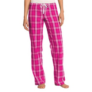 Mafoose Women’s Juniors Flannel Plaid Sleepwear Pajamas - 1 of 4