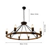 YIYIBYUS 6/8 Head Chandelier Light Fixtures Ceiling Mount Pendant Light - 3 of 4