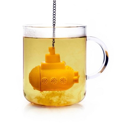 Yellow Submarine Silicone and Stainless Steel Tea Infuser