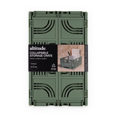 Altitude Collapsible Storage Crate Dark Sage Arch