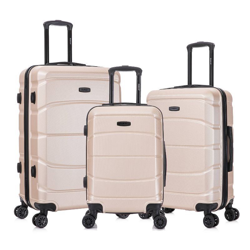 DUKAP Sense 3pc Lightweight Hardside Spinner Luggage Set, 6 of 16