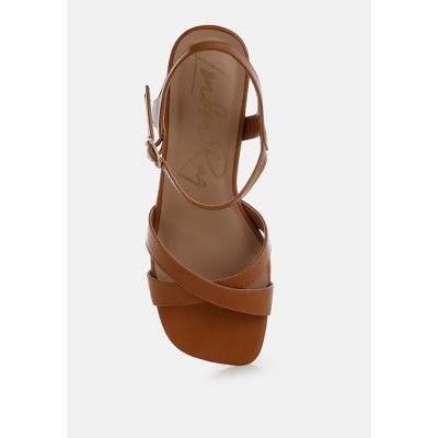 Edessa Square Toe Block Heel Sandals - image 4