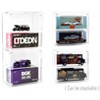 Showcase 2 Cars Desk Top Display Case with Cover "Mijo Exclusives" for 1/64 Scale Models - 2 of 4