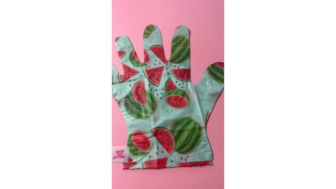 Holler and Glow Ultra Hydrating Slugging Hand Mask - Watermelon Hi - 0.60 fl oz, 6 of 7, play video