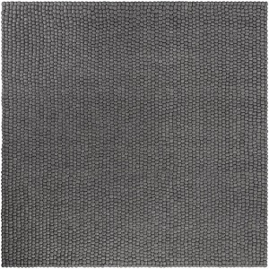 Unique Loom Felt Ball Collection Area Rug - Cloud - 1 of 4