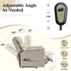 Hyleory Power Lift Recliner Chair for Elderly, PU Leather Electric Recliner Chairs with 2 Side Pockets, Lift Massage Chair with 8-Point Massage - 4 of 4