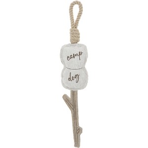 Pavilion Gift Company - Camp Dog - 16.5" Dog Toy on Rope - Pet Toy - 1 of 4