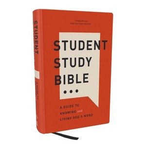Student Study Bible: A Guide to Knowing and Living God's Word (Nkjv, Hardcover, Red Letter, Comfort Print) - by  Thomas Nelson - 1 of 1