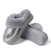 Fireside by Dearfoams Women's Melton Genuine Shearling Platform Scuff Slipper - 3 of 4