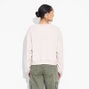 Women's Flower Hair Graphic Sweatshirt - Beige - 2 of 3