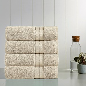 Modern Threads Spunloft 4 Pack Bath Towel 30 x 54. - 1 of 2