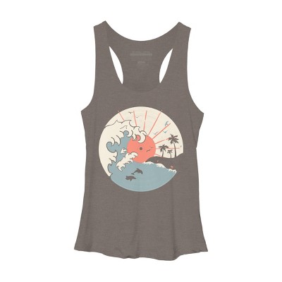 Women's Design By Humans OCN LP... By NDTank Racerback Tank Top