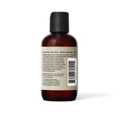 Papatui Hydrating Men's Paraben-Free Niacinamide and Hyaluronic Acid Mini Face Cleanser - Unscented - 2 fl oz