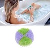 Unique Bargains Round Double-sided Bath Brush 1 Pc - 2 of 4