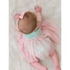 RuffleButts Baby Girls Tie Smocked Tulle Skirted Romper - 4 of 4