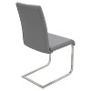 Set of 2 Foster Contemporary Dining Chair Stainless Steel/Gray - LumiSource - image 4 of 4